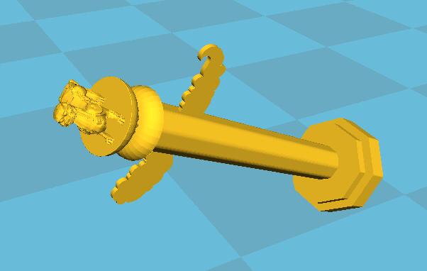 3D打印建筑模型之華表 3D打印建筑模型之華表