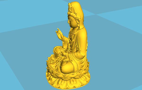 3D打印藝術(shù)品之觀音 3D打印藝術(shù)品之觀音