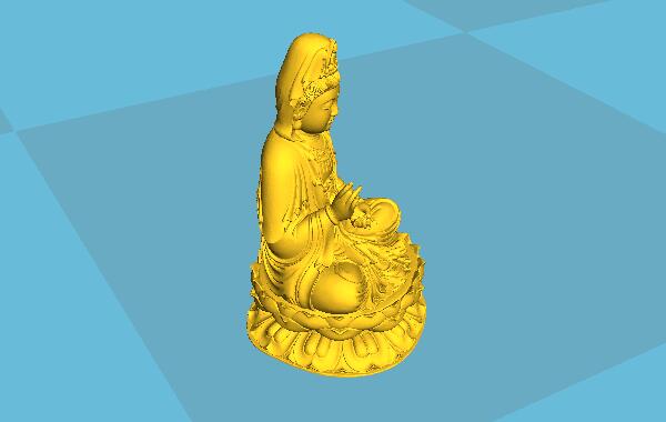 3D打印藝術(shù)品之觀音 3D打印藝術(shù)品之觀音