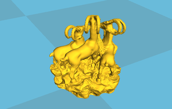 3D打印藝術(shù)品之三羊開泰 3D打印藝術(shù)品之三羊開泰
