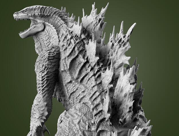 3D打印哥斯拉 3D打印哥斯拉